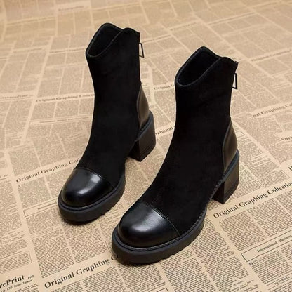 Women's Chunky Heel Ankle Boots