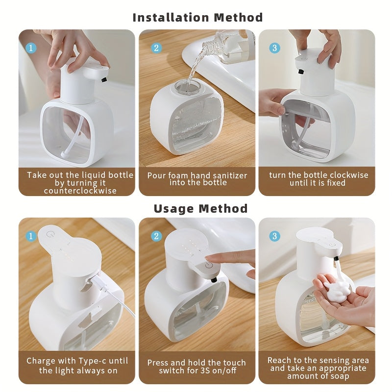 Smart Touchless Automatic Soap Dispenser - USB Rechargeable