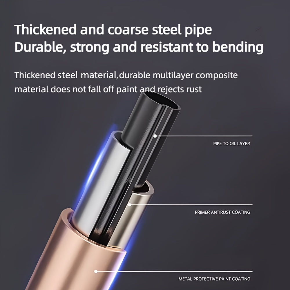 Adjustable Door Pull-Up Bar 61.98-100.08cm - No-Drill Carbon Steel