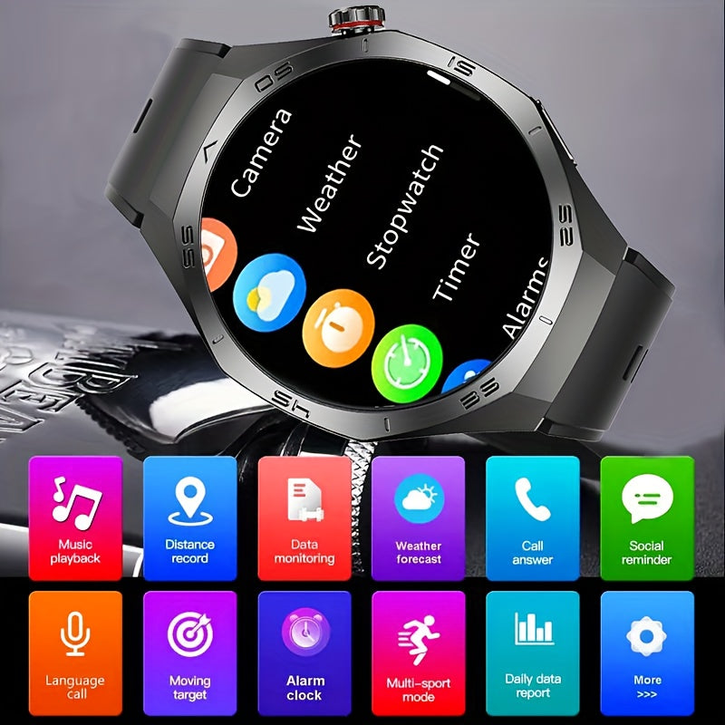 GPS GT5 Pro Men's Smartwatch - 3.86cm HD Display 100+ Sports