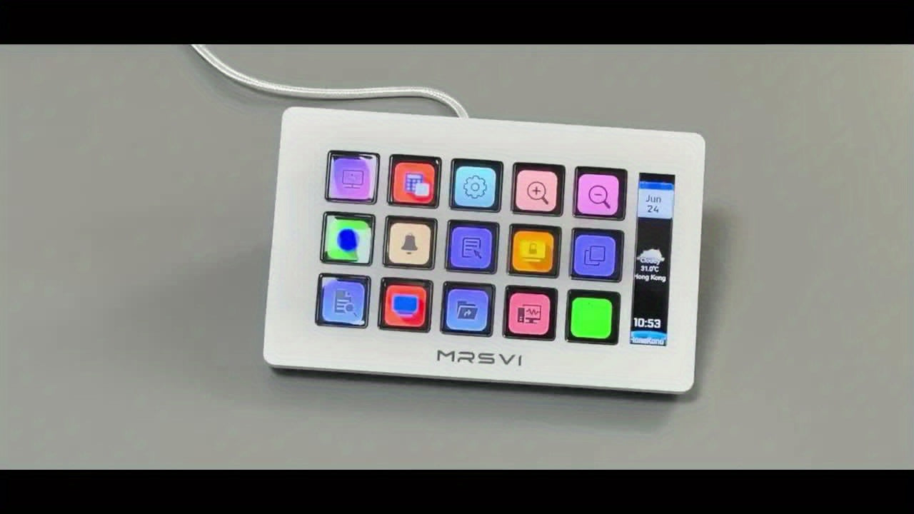 Live Streaming Controller - 15 Keys Programmable Desktop Panel