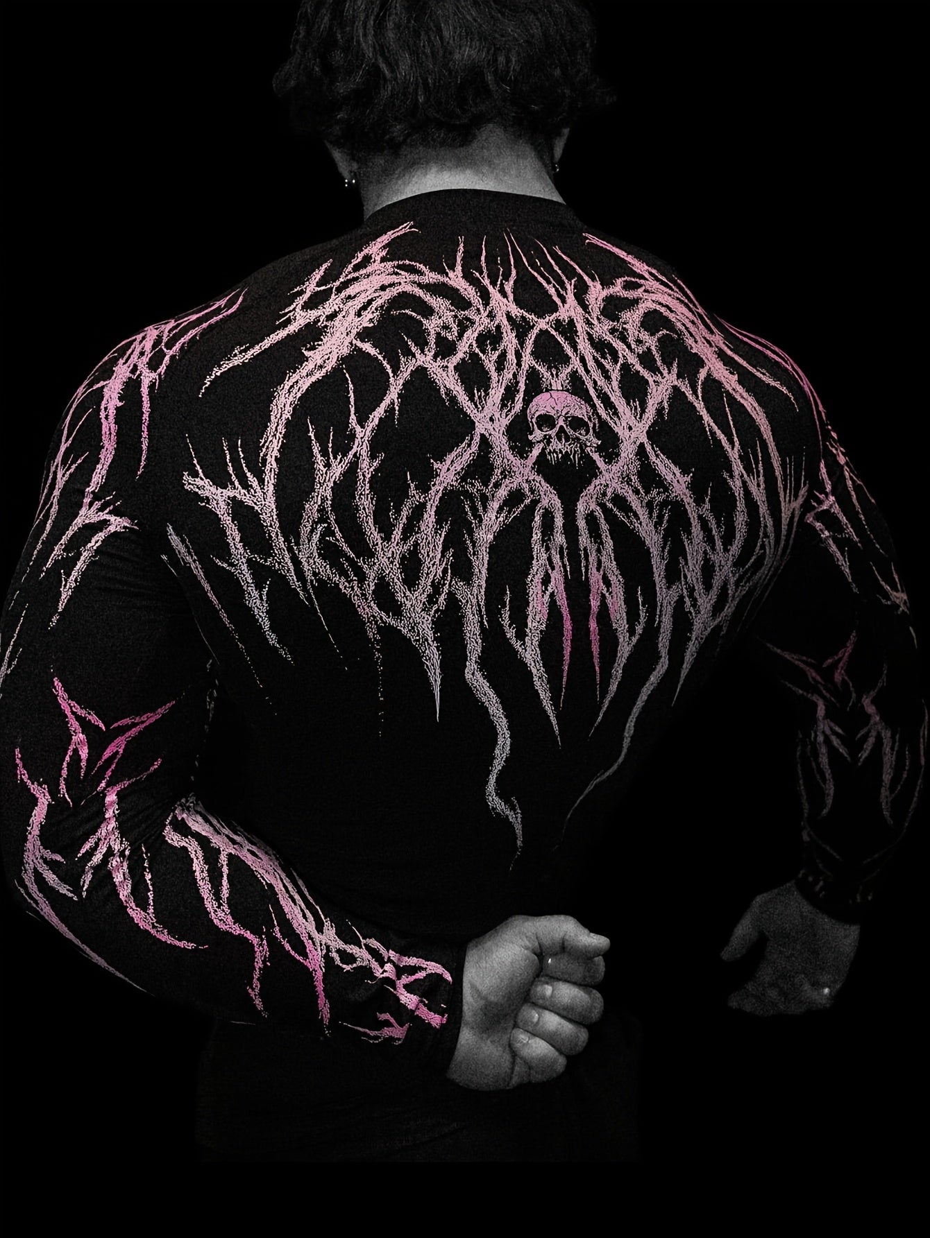 Men's Compression Long Sleeve Fitness Shirt - Muscle Fit