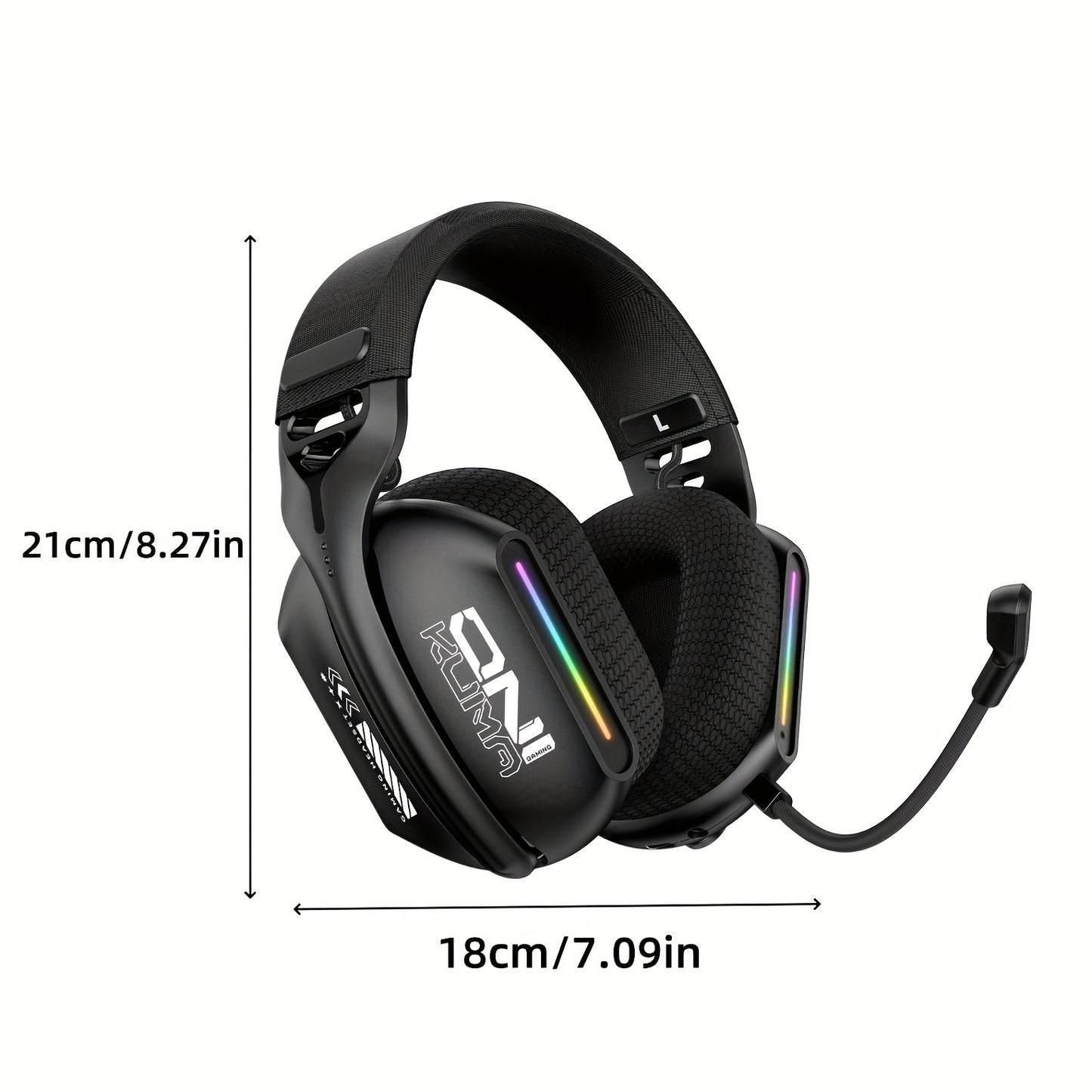 ONIKUMA 2.4G Tri-Mode Wireless Gaming Headset - PS5/PS4/PC