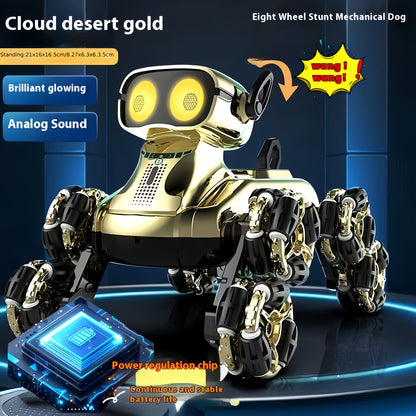 MechaPaw All-Terrain Robot Dog - 8-Wheel Remote Control Mechanical