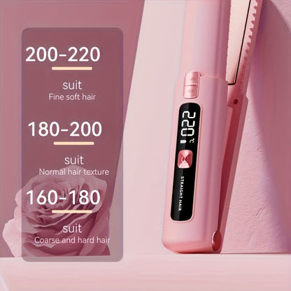 Mini 2-in-1 Wireless Hair Straightener & Curler