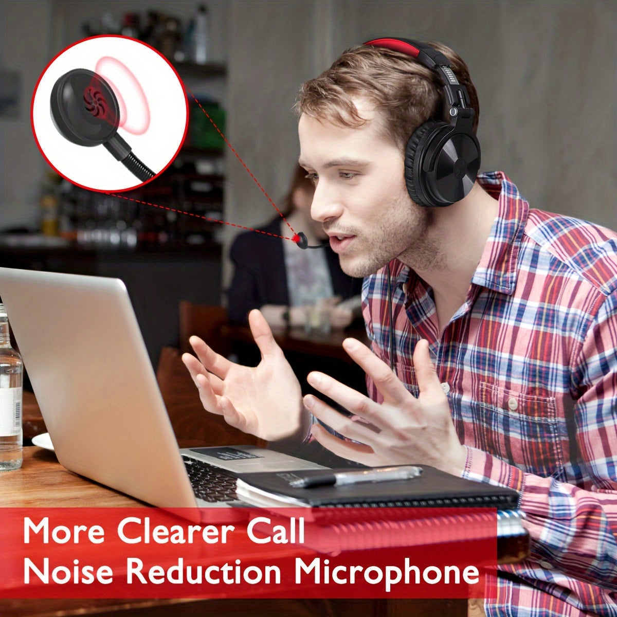 OneOdio Wireless Headphones - 2-in-1 Gaming Headset