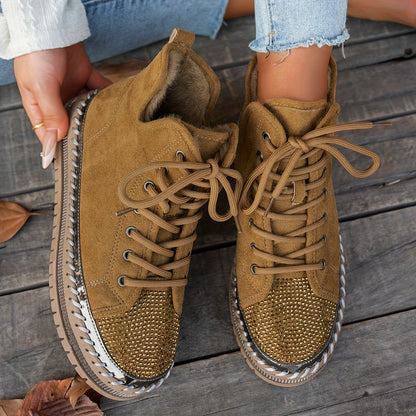 Women's Rhinestone Boots