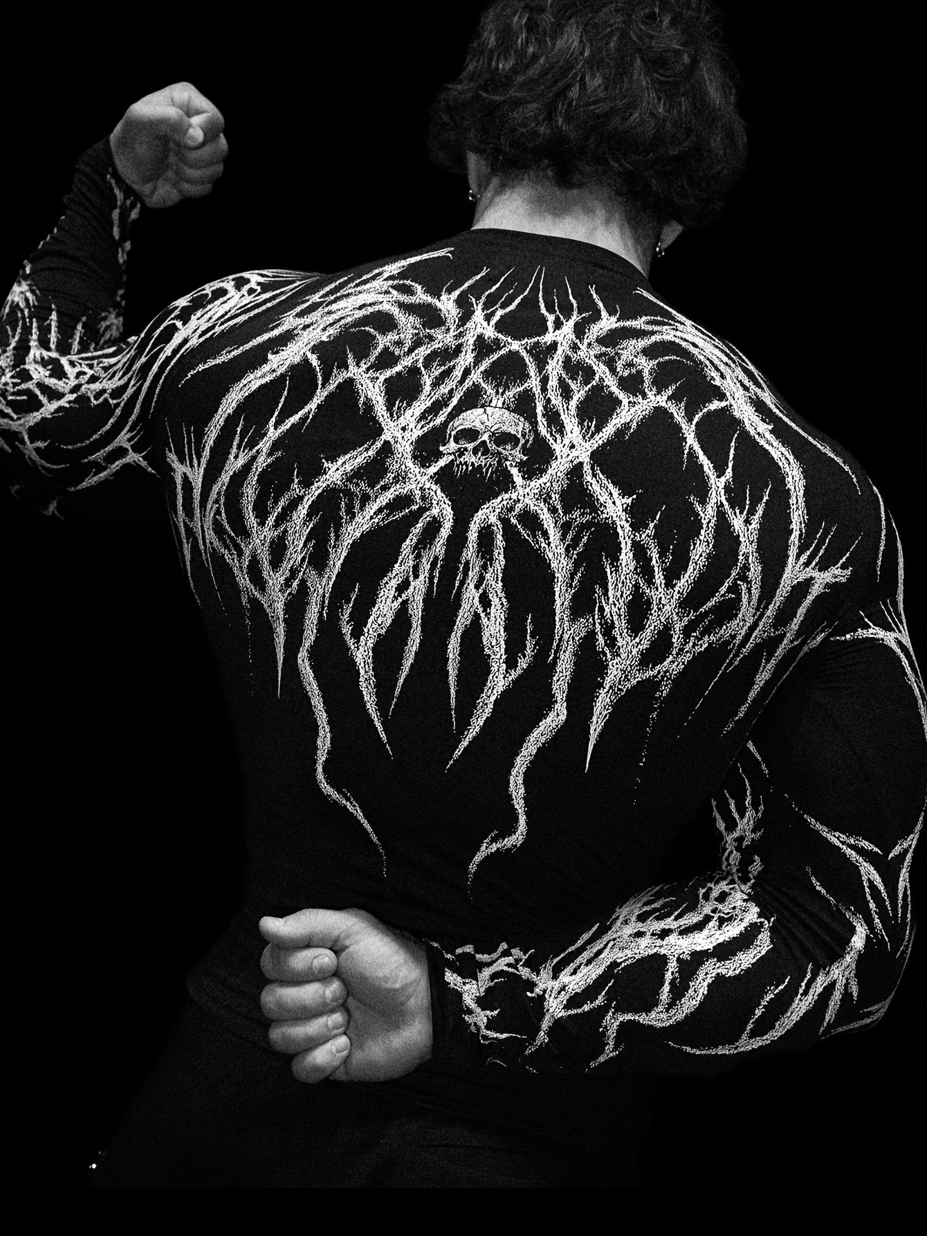 Men's Compression Long Sleeve Fitness Shirt - Muscle Fit