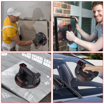 220KG Electric Vacuum Suction Cup - Heavy-Duty Glass Tile Lifter