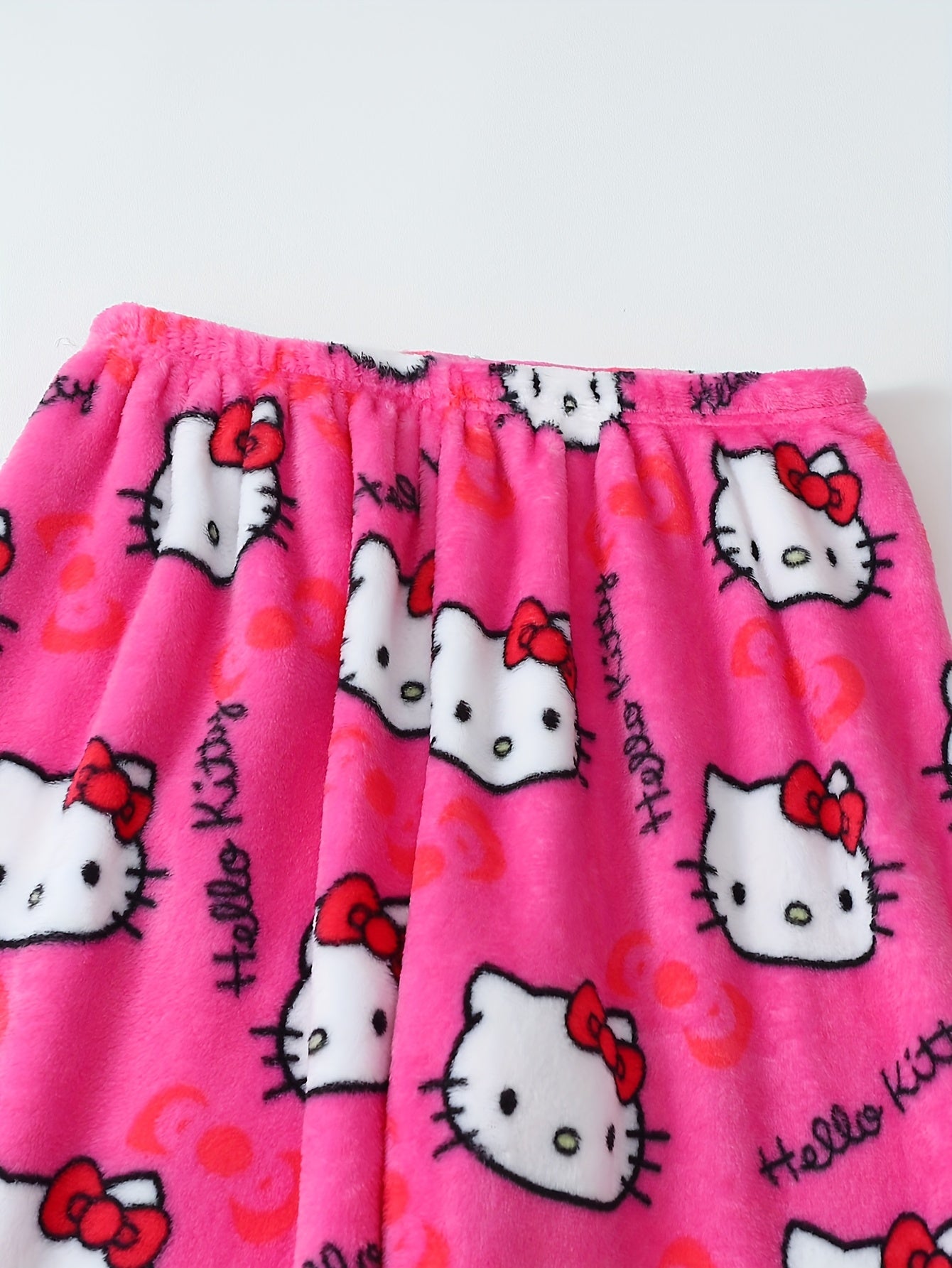 Hello Kitty Women's Flannel Sleep Pants - Thick Warm Winter
