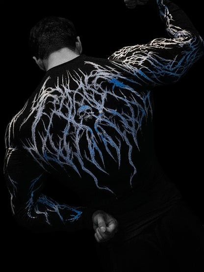 Men's Compression Long Sleeve Fitness Shirt - Muscle Fit