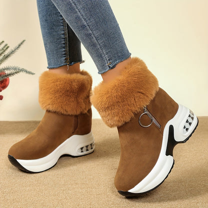Women's Autumn/Winter Fuzzy Boots