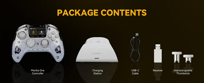 FIEHDUW Wireless Gaming Controller - Hall Effect RGB V2 White