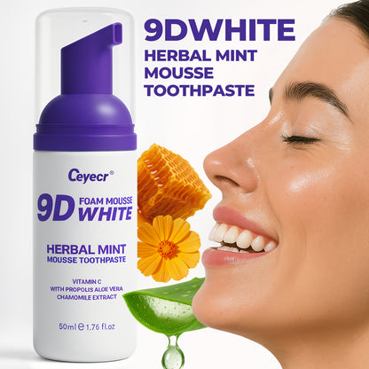 Ceyecr Teeth Cleaning Mint Mousse 50ml - Brightening & Fresh Breath
