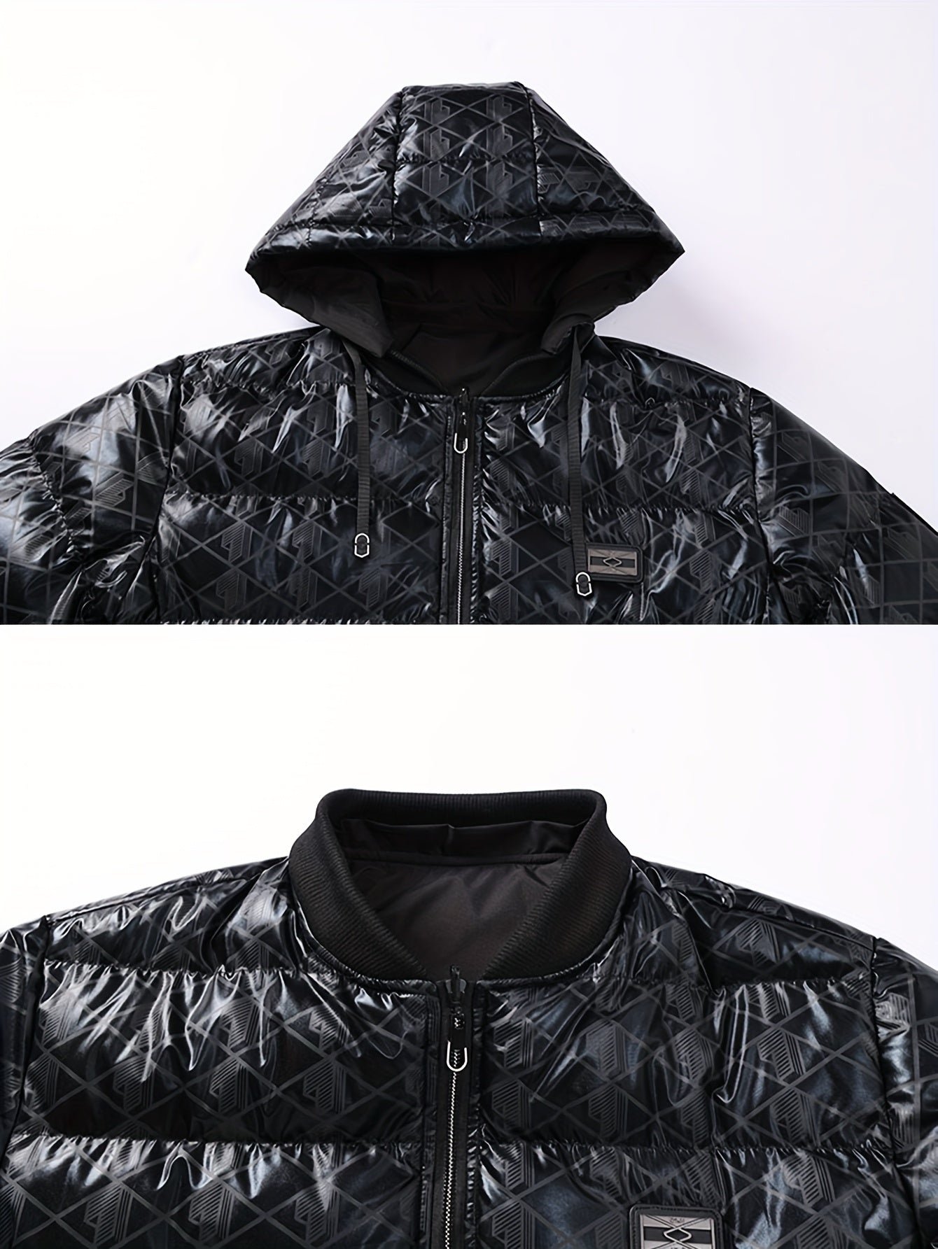 Men's Stylish Puffer Jacket - Thickened Warm