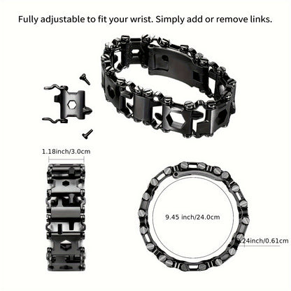 29-in-1 Multi-Tool Bracelet - Wearable