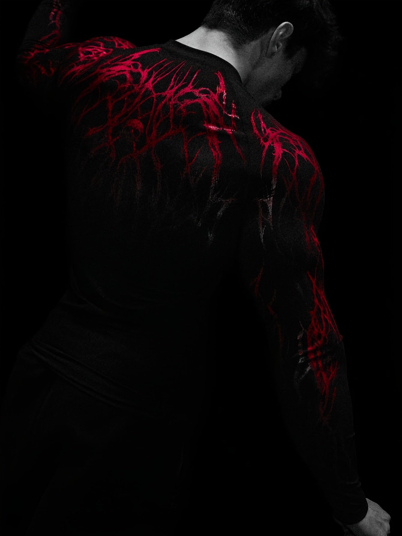 Men's Compression Long Sleeve Fitness Shirt - Muscle Fit