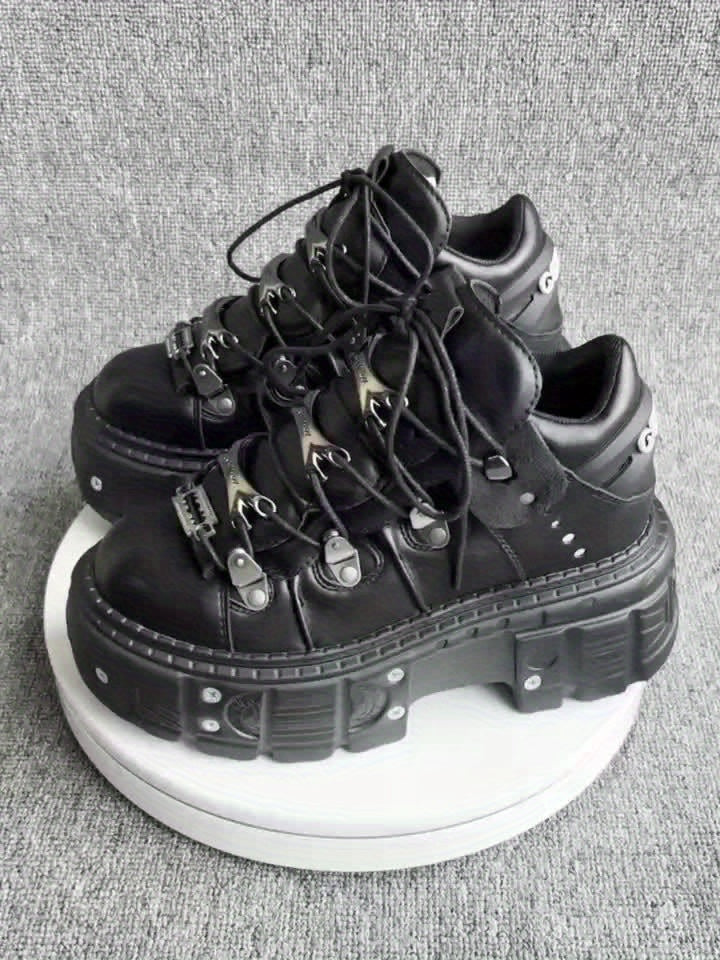 Women's Punk Boots - Platform Gothic Y2K