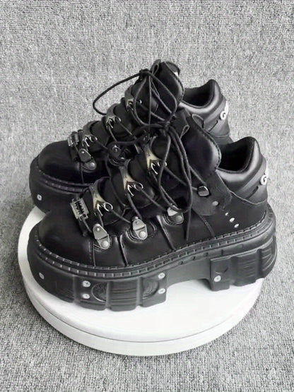 Women's Punk Boots - Platform Gothic Y2K