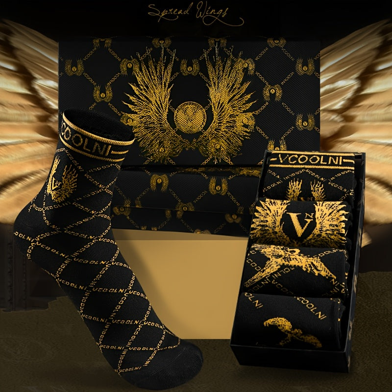 Wikuni Brand Cotton Men's Socks - Gift Box