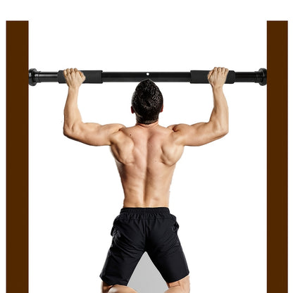 Adjustable Door Pull-Up Bar 61.98-100.08cm - No-Drill Carbon Steel
