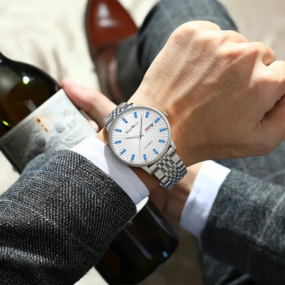 DNERWATCH Stainless Steel Mechanical Watch - Sapphire Crystal Automatic