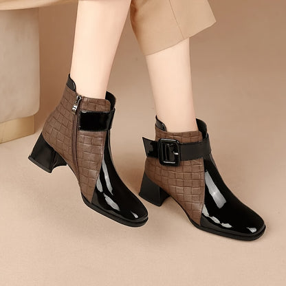 Women's Chunky Heel Ankle Boots