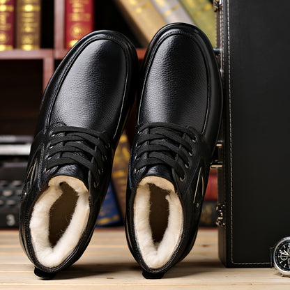 Men's Genuine Leather Winter Boots