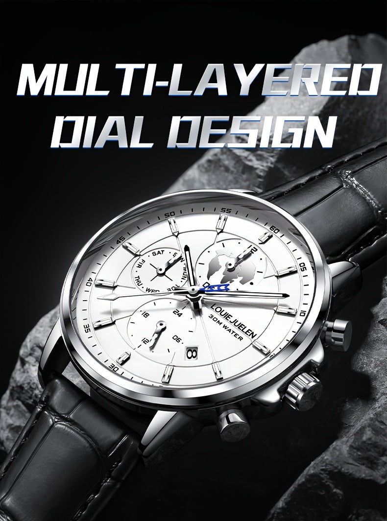 Men's Automatic Mechanical Watch - Premium Hollow Dial Vintage