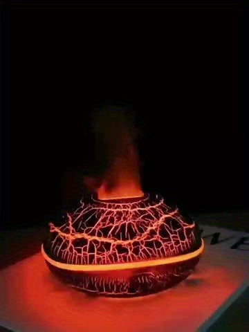 BABIQT Soundwave Humidifier - Flame Effect 7-Color Aroma Diffuser