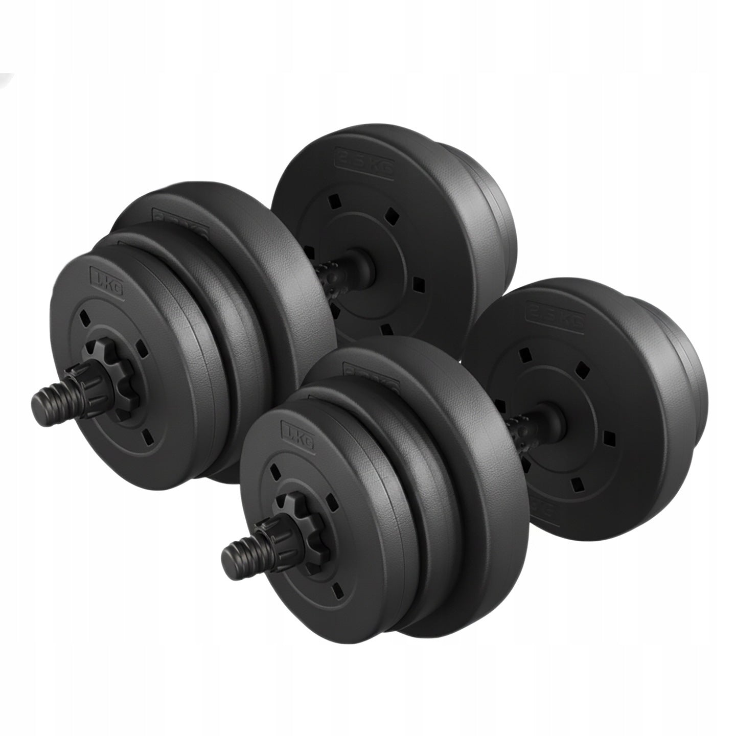 Adjustable Dumbbell Set with Barbell - 20kg/40kg