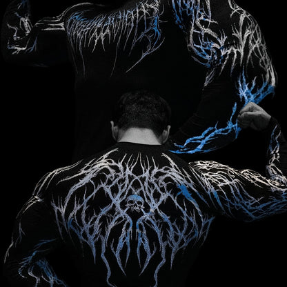 Men's Compression Long Sleeve Fitness Shirt - Muscle Fit