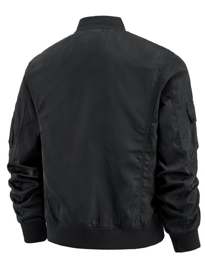 Men’s Premium Utility Bomber Jacket with Multi-Pocket