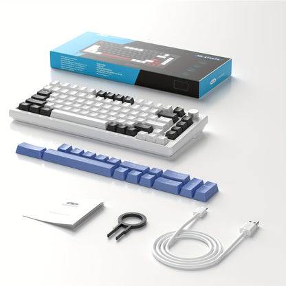 MAGEGEE Compact 75% Mechanical Gaming Keyboard - Ice Blue Backlit