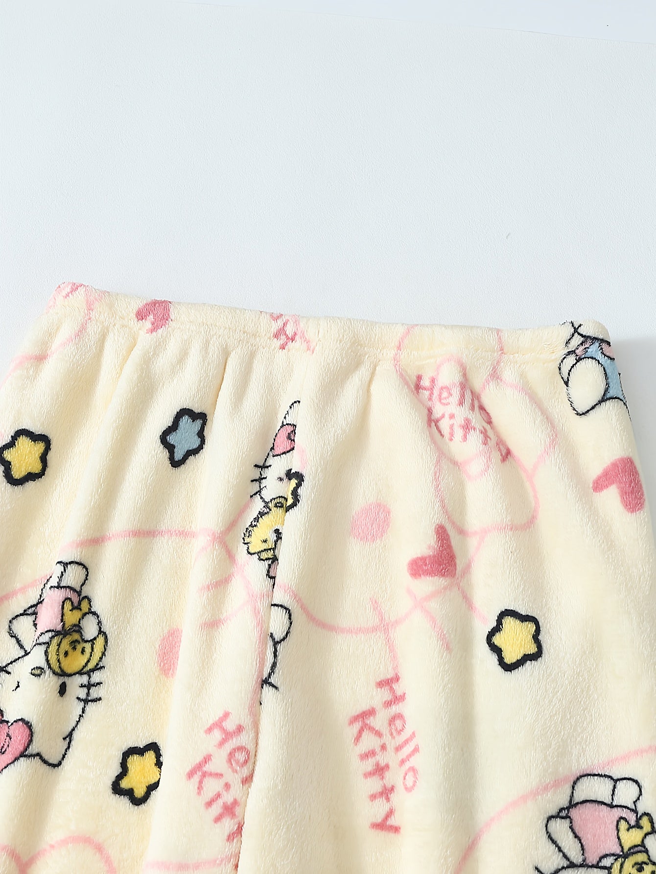 Hello Kitty Women's Flannel Sleep Pants - Thick Warm Winter