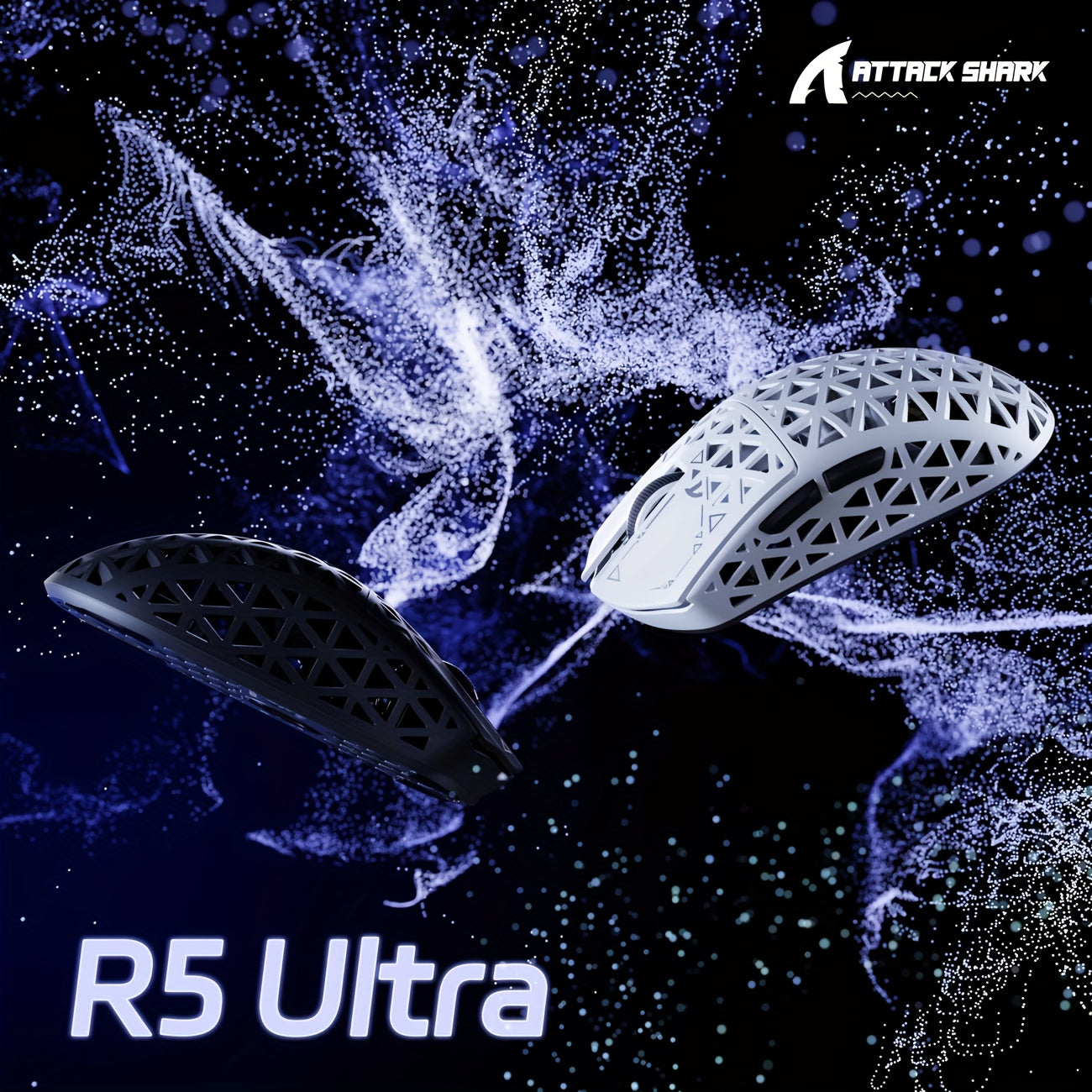 ATTACK SHARK R5Ultra-lightweight 8K wireless Mouse - 42000 DPI