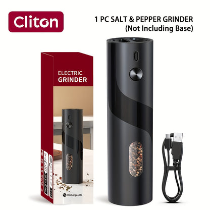 Electric Salt & Pepper Grinder - Rechargeable USB LED