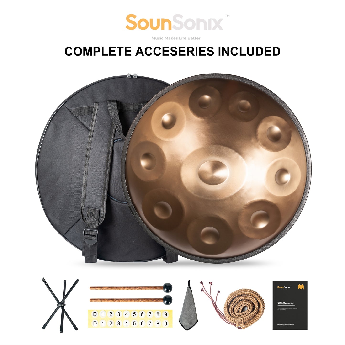 SOUNSONIX Premium Handpan Drum