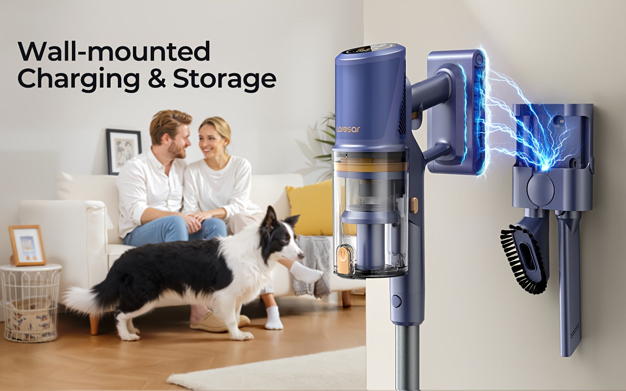 Laresar V11 Cordless Vacuum 650W 90Min - 46KPa 6-in-1 Touch Display