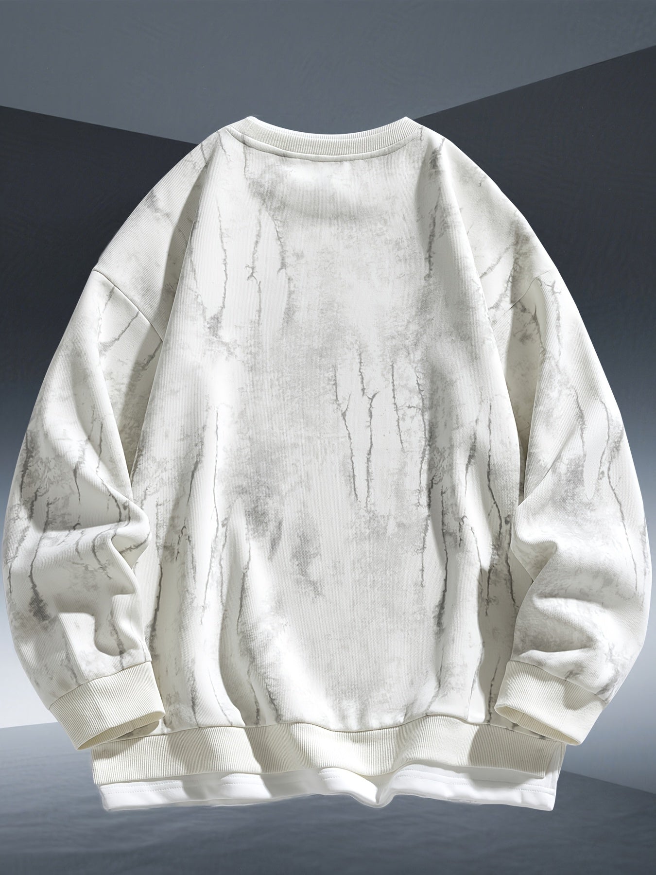 Men's Tie-Dye Sweatshirt - Round Neck Pullover