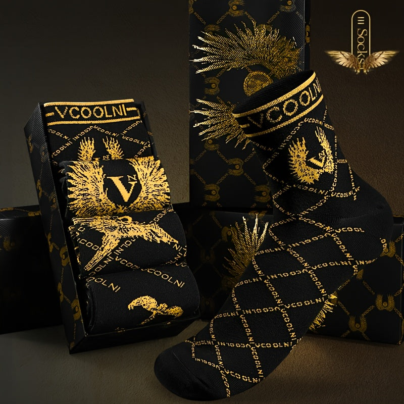 Wikuni Brand Cotton Men's Socks - Gift Box