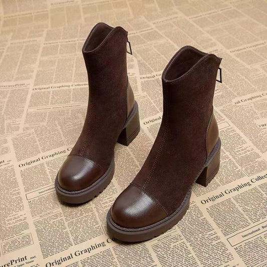 Women's Chunky Heel Ankle Boots