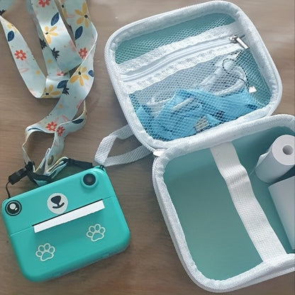 Mini Thermal Instant Printing Camera - 1300mAh 3 Rolls Paper