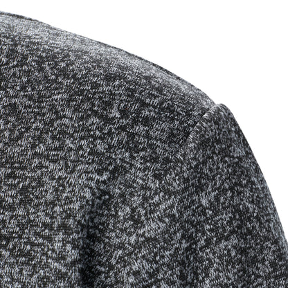 Men's Stand-Collar Casual Sweatshirt - Autumn Winter Long Sleeve