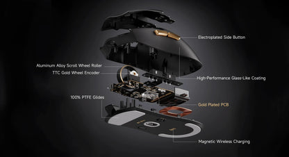 MCHOSE K7 Ultra Wireless Gaming Mouse - 8K 42000 DPI Magnetic Dock