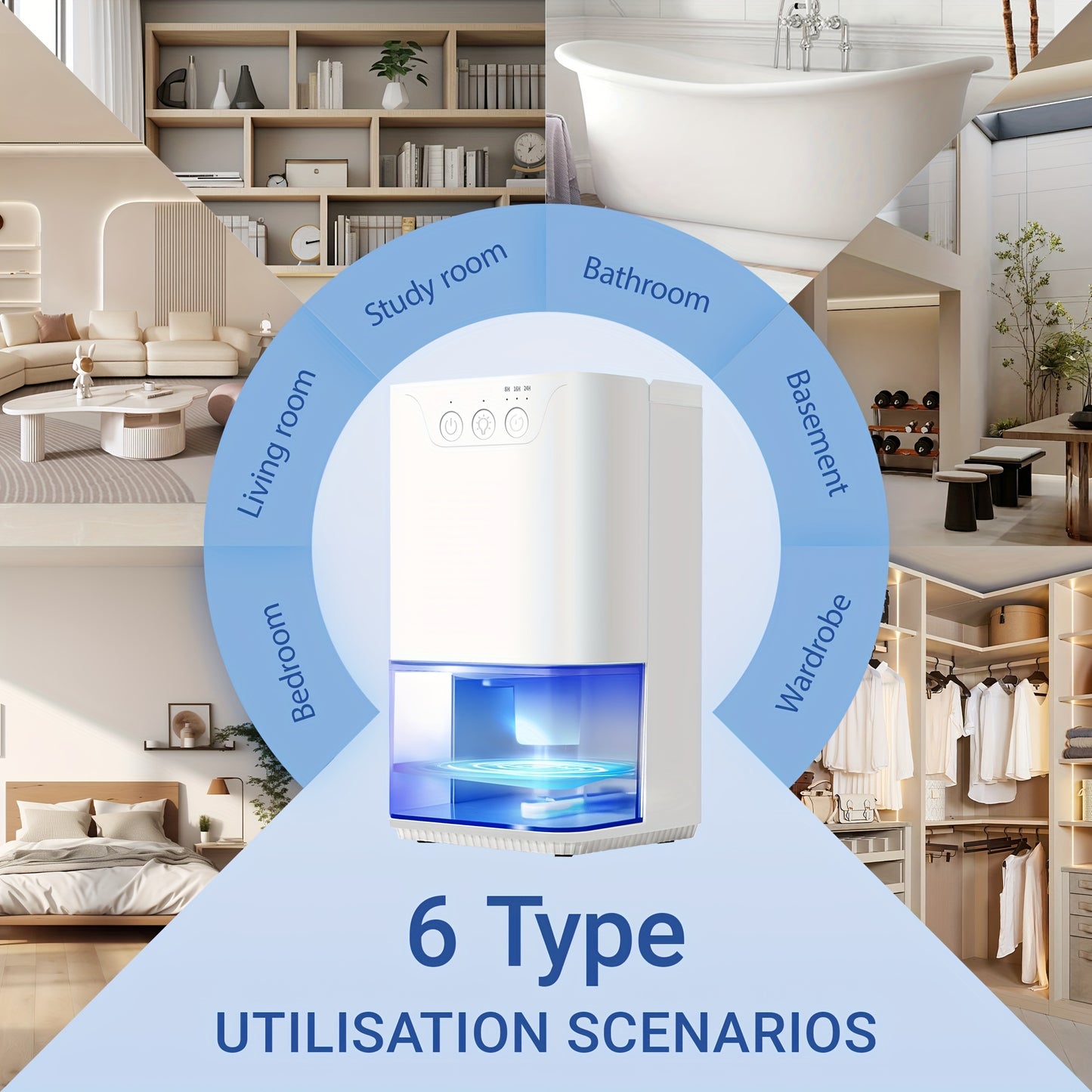 Sixfox High-Capacity Dehumidifier