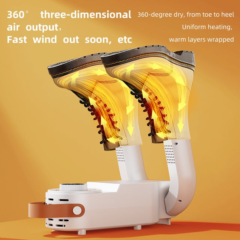Portable Foldable Shoe Dryer - Timed Control Constant Temperature