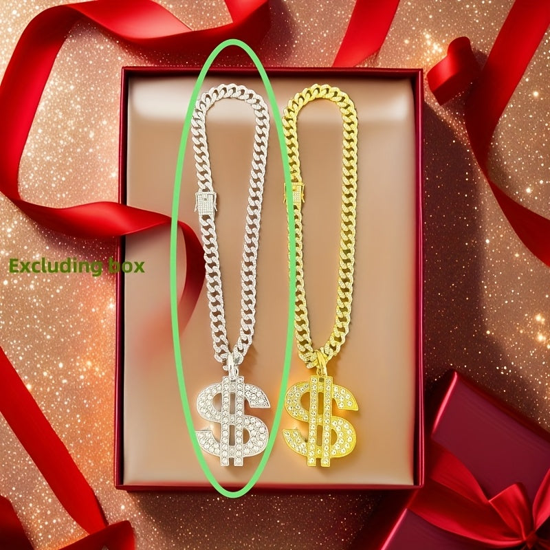Men's Heavy-Duty Dollar Sign Necklace