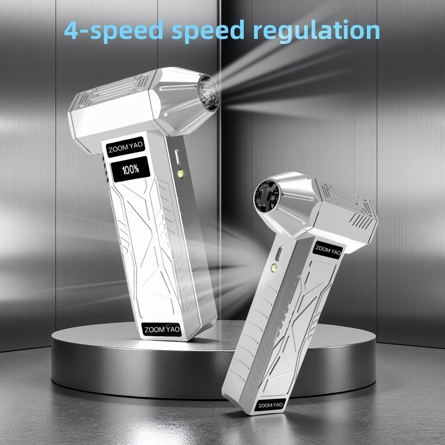 TurboBlast Pro – High-Speed Handheld Dust Blower (USB, 2000mAh)