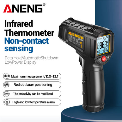 ANENG TH202 Thermometer Hygrometer - Non-Contact -50-600°C LCD